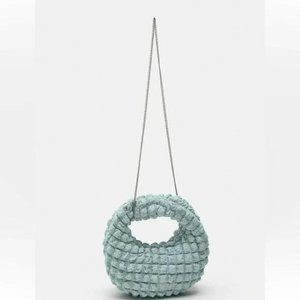 ZARA TEXTURED FABRIC BAG